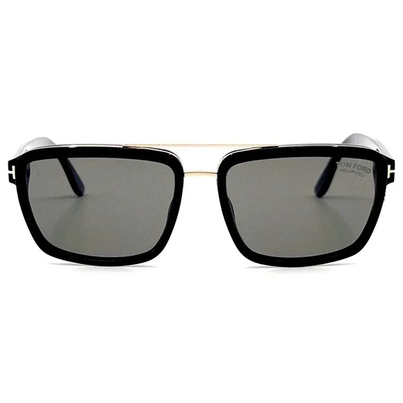 NEW!!! TOM FORD Anders Sunglasses TF780 01D Polarized Authentic - Picture 3 of 11